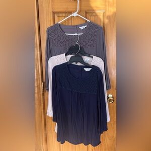 3 Boden women’s embroidered tops.
US size 10R 
please read details for sizing